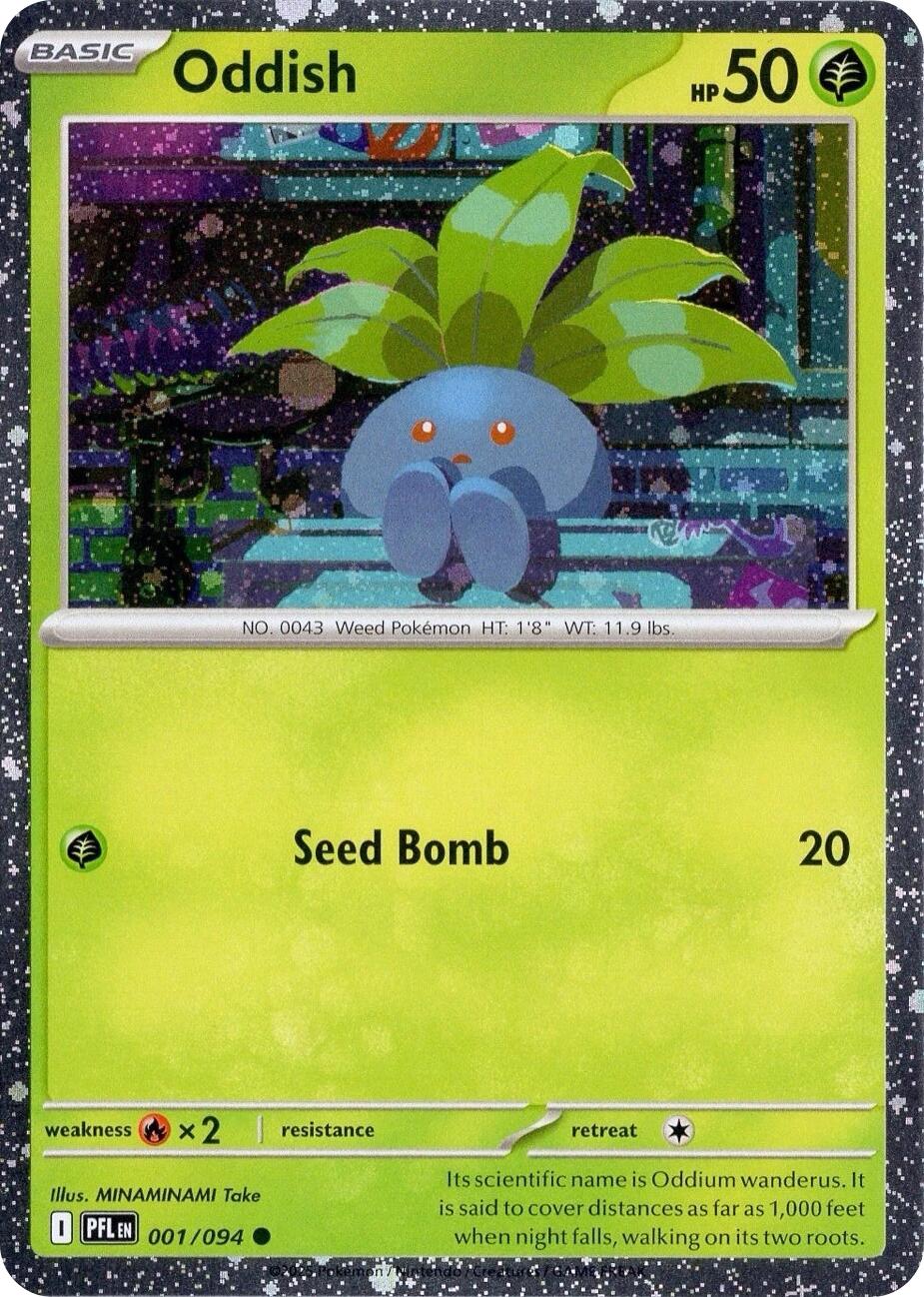 Oddish (001/094) (Cosmos Holo) [Miscellaneous Cards] | I Want That Stuff Brandon