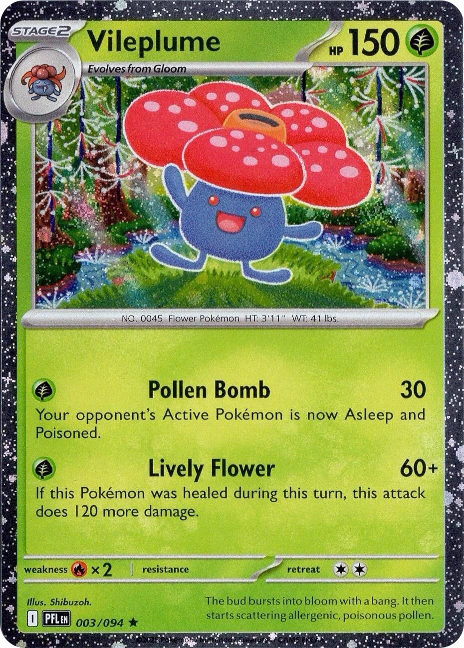Vileplume (003/094) (Cosmos Holo) [Miscellaneous Cards] | I Want That Stuff Brandon