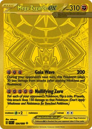 Mega Zygarde ex (124/088) [Mega Evolution: Perfect Order] | I Want That Stuff Brandon