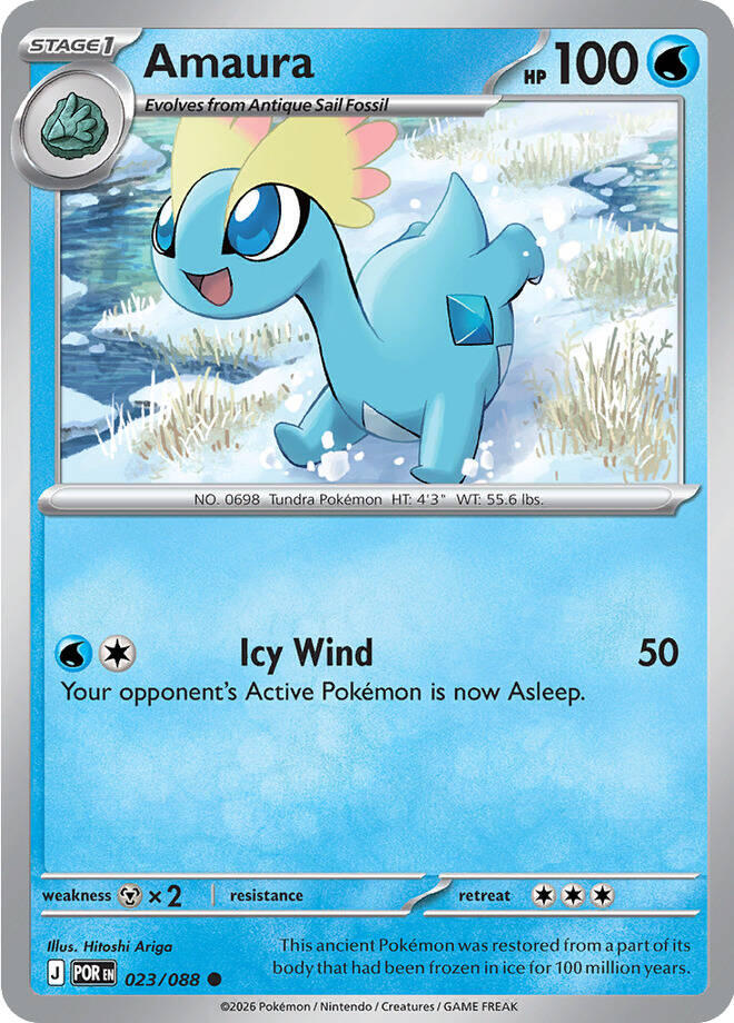 Amaura (023/088) [Mega Evolution: Perfect Order] | I Want That Stuff Brandon