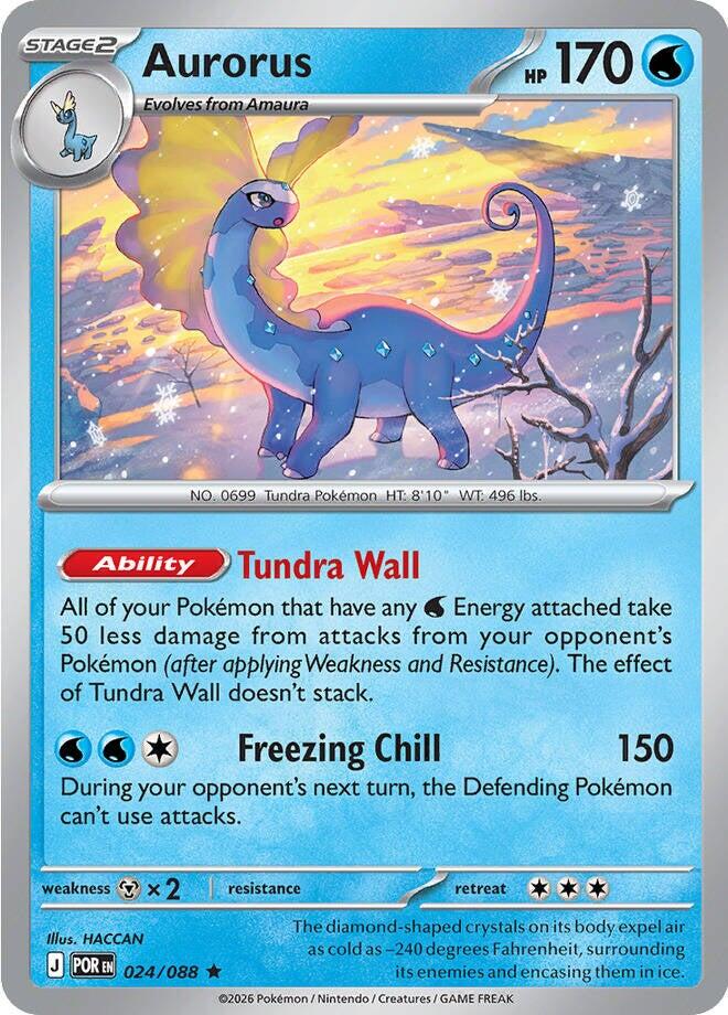 Aurorus (024/088) [Mega Evolution: Perfect Order] | I Want That Stuff Brandon