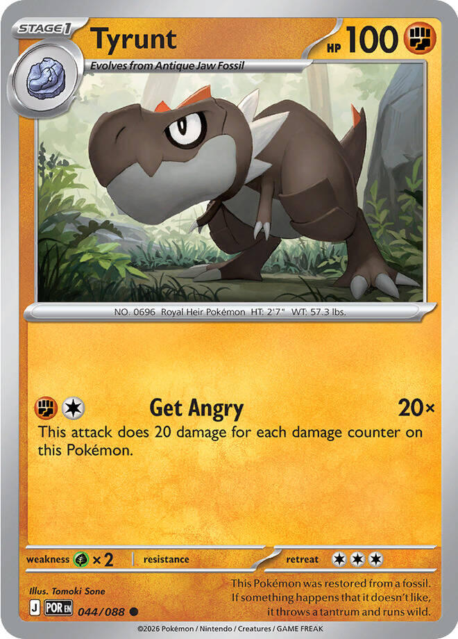 Tyrunt (044/088) [Mega Evolution: Perfect Order] | I Want That Stuff Brandon