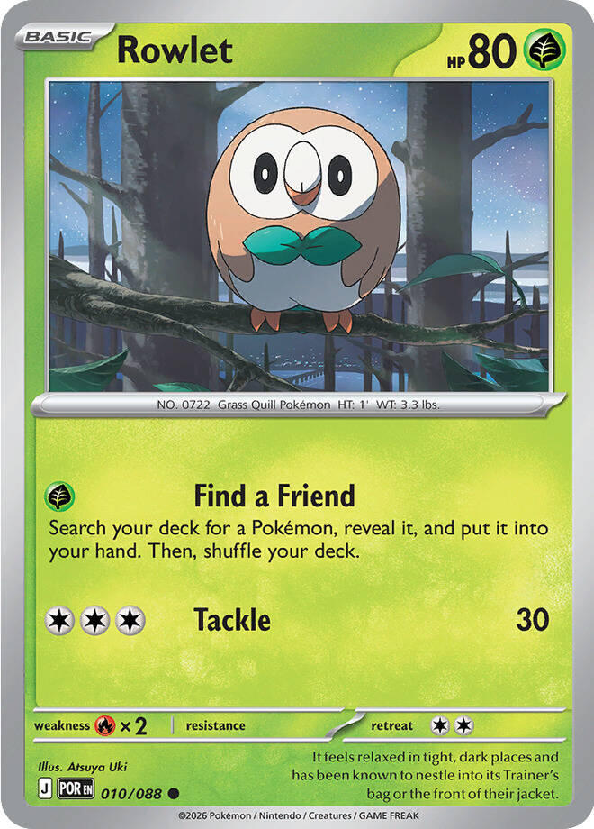Rowlet (010/088) [Mega Evolution: Perfect Order] | I Want That Stuff Brandon