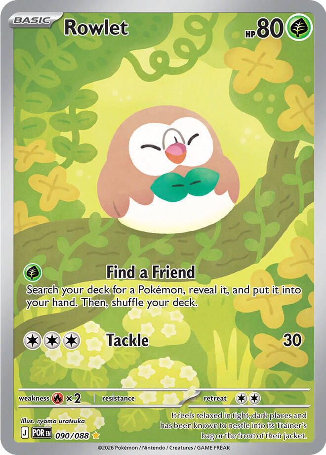 Rowlet (090/088) [Mega Evolution: Perfect Order] | I Want That Stuff Brandon