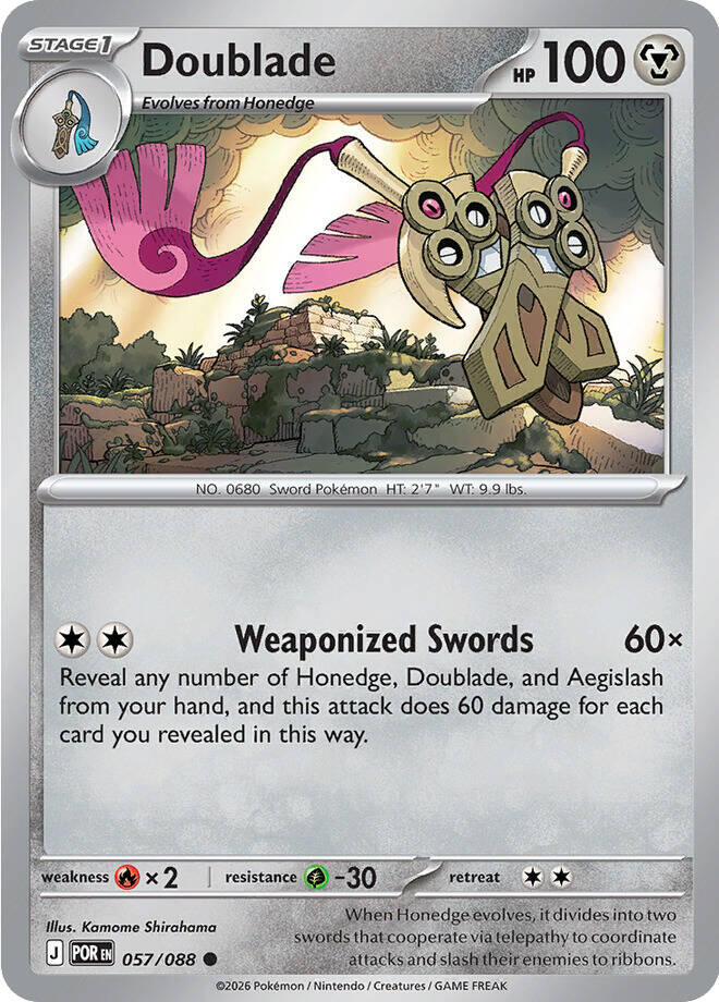 Doublade (057/088) [Mega Evolution: Perfect Order] | I Want That Stuff Brandon