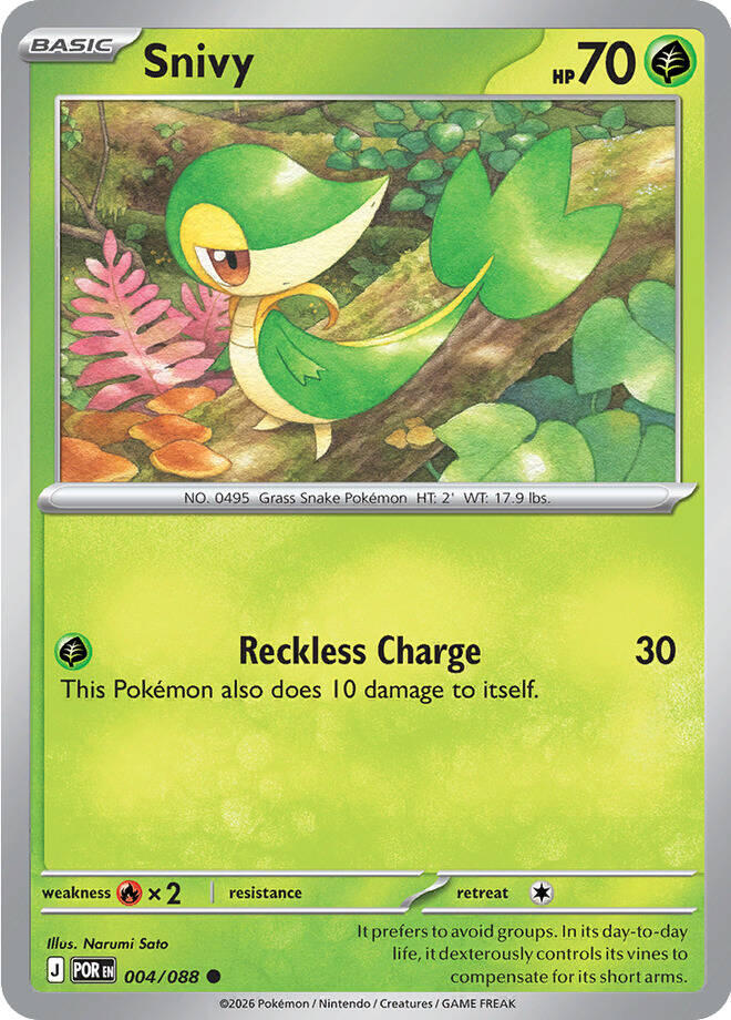 Snivy (004/088) [Mega Evolution: Perfect Order] | I Want That Stuff Brandon