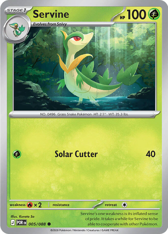 Servine (005/088) [Mega Evolution: Perfect Order] | I Want That Stuff Brandon