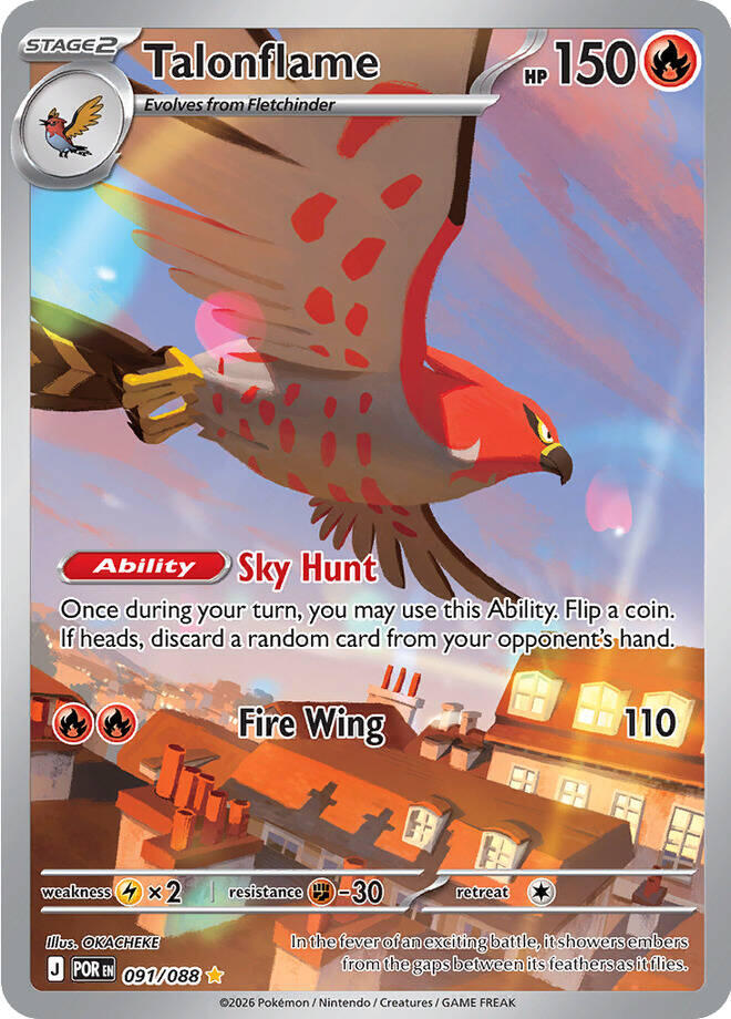 Talonflame (091/088) [Mega Evolution: Perfect Order] | I Want That Stuff Brandon