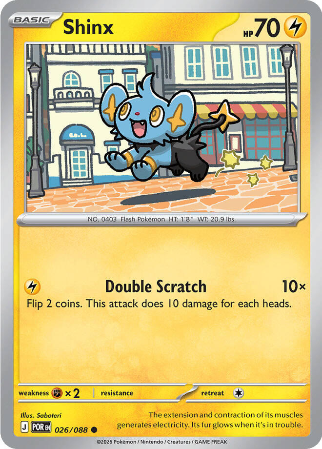Shinx (026/088) [Mega Evolution: Perfect Order] | I Want That Stuff Brandon