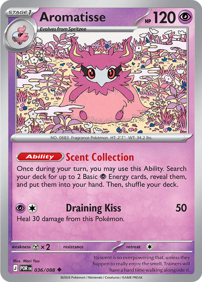 Aromatisse (036/088) [Mega Evolution: Perfect Order] | I Want That Stuff Brandon