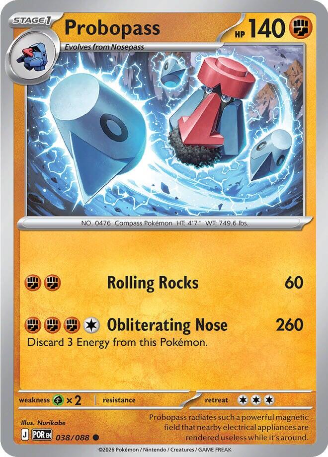 Probopass (038/088) [Mega Evolution: Perfect Order] | I Want That Stuff Brandon