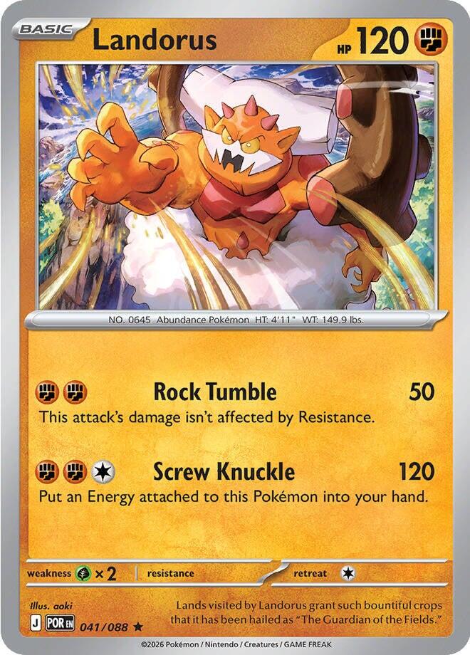Landorus (041/088) [Mega Evolution: Perfect Order] | I Want That Stuff Brandon