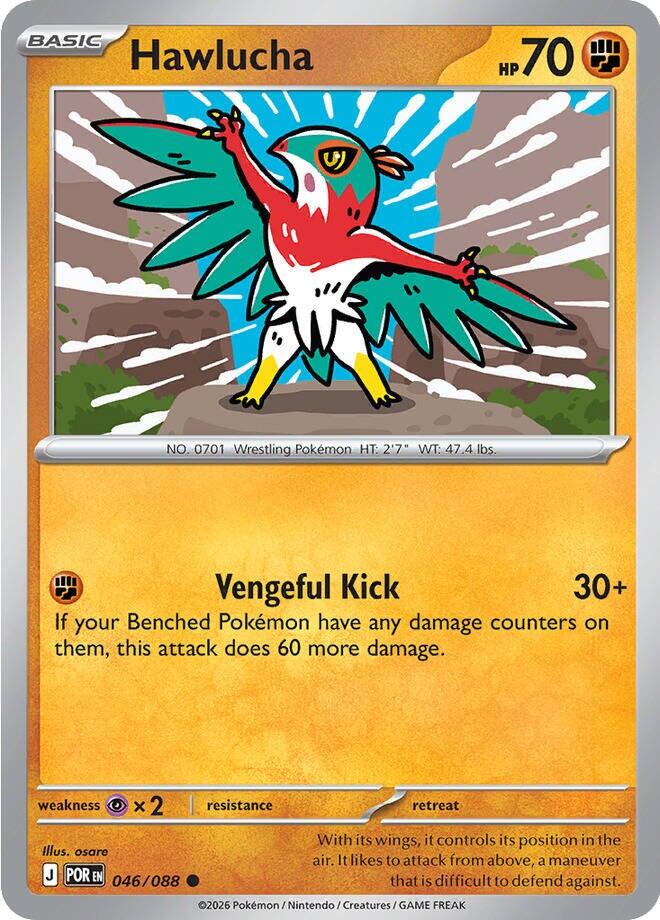 Hawlucha (046/088) [Mega Evolution: Perfect Order] | I Want That Stuff Brandon
