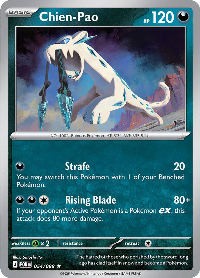 Chien-Pao (054/088) [Mega Evolution: Perfect Order] | I Want That Stuff Brandon