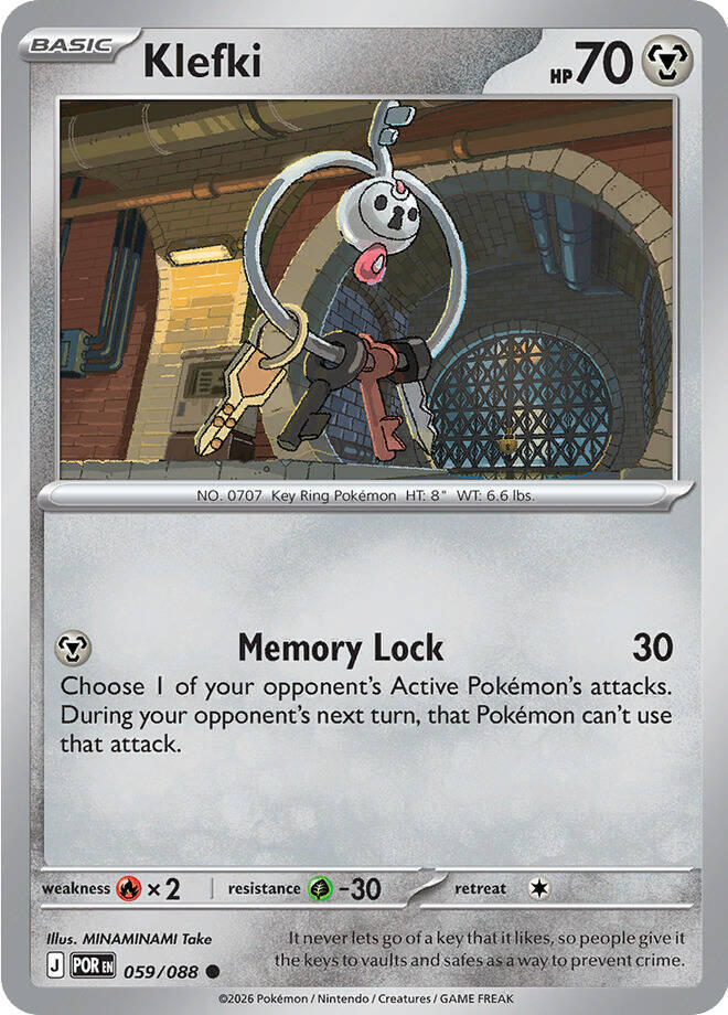 Klefki (059/088) [Mega Evolution: Perfect Order] | I Want That Stuff Brandon