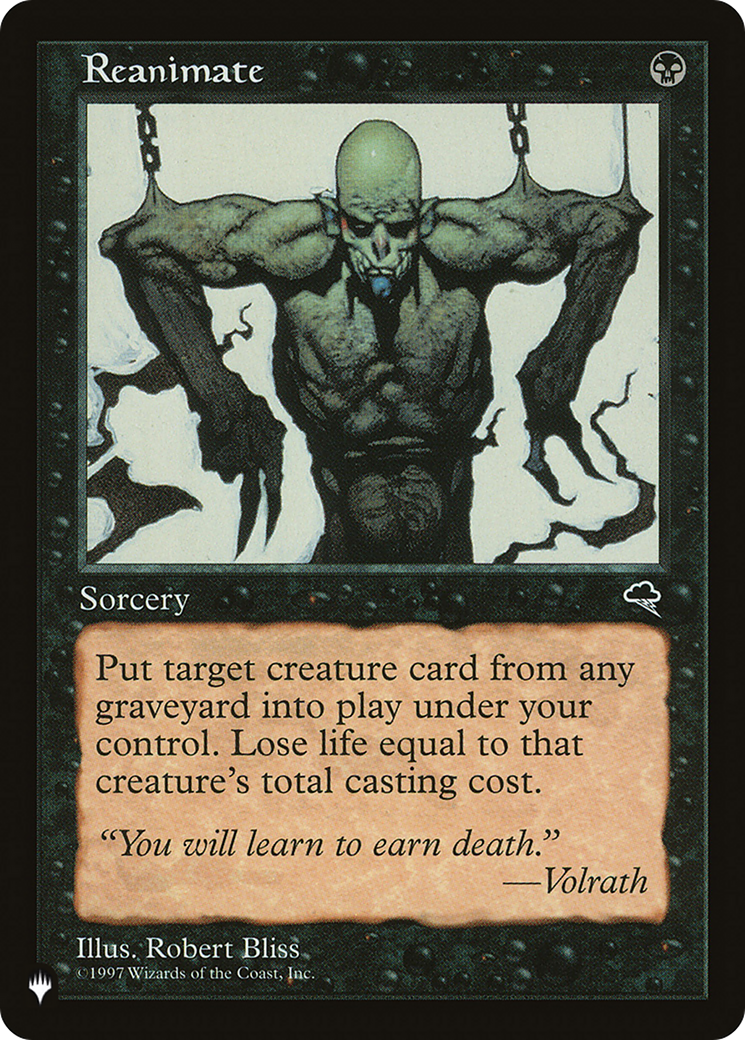 Reanimate [The List] | I Want That Stuff Brandon