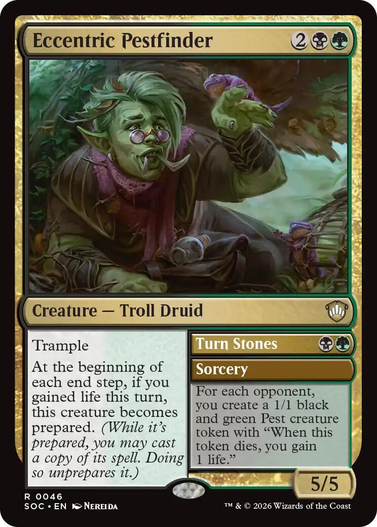Eccentric Pestfinder [Secrets of Strixhaven Commander] | I Want That Stuff Brandon