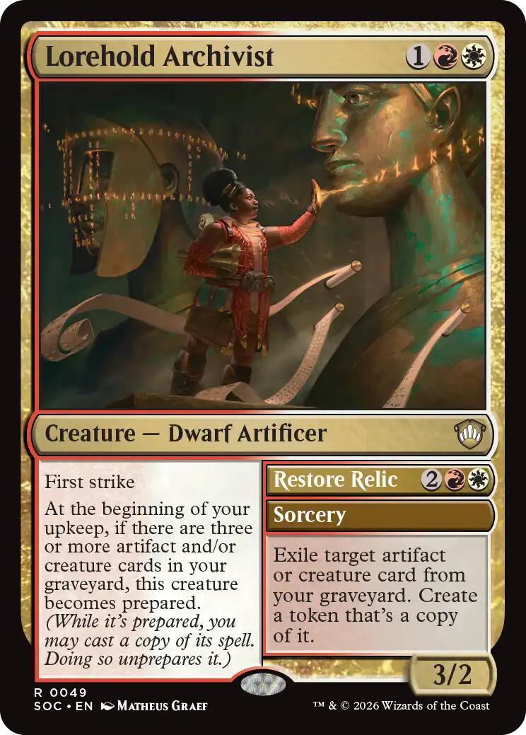 Lorehold Archivist [Secrets of Strixhaven Commander] | I Want That Stuff Brandon