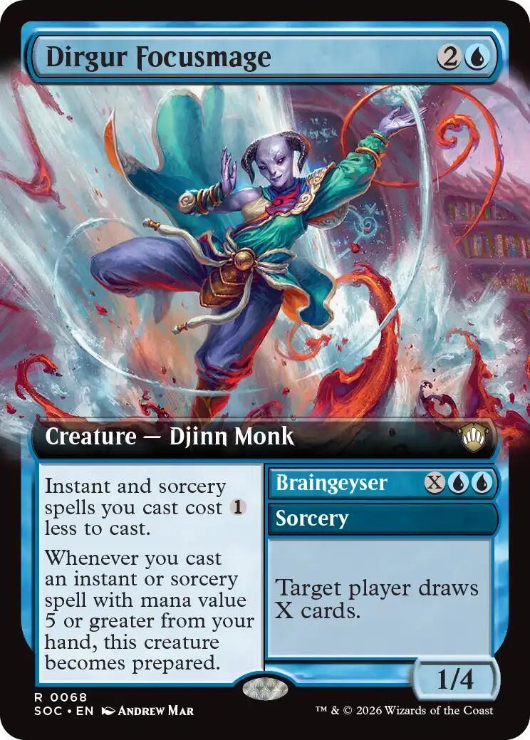 Dirgur Focusmage (Extended Art) [Secrets of Strixhaven Commander] | I Want That Stuff Brandon