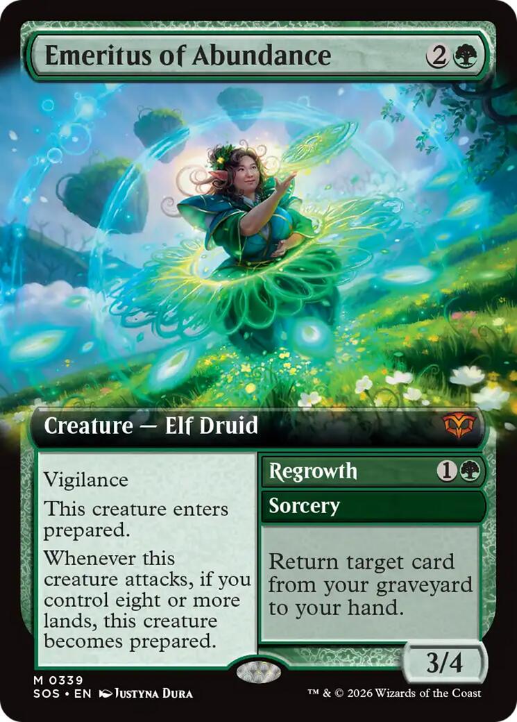 Emeritus of Abundance (Extended Art) [Secrets of Strixhaven] | I Want That Stuff Brandon