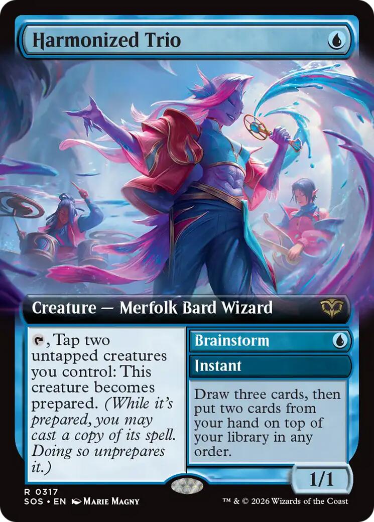 Harmonized Trio (Extended Art) [Secrets of Strixhaven] | I Want That Stuff Brandon