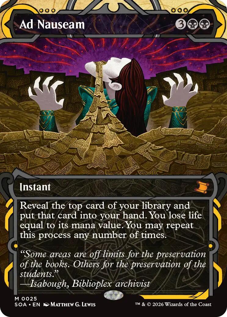 Ad Nauseam [Secrets of Strixhaven: Mystical Archive] | I Want That Stuff Brandon