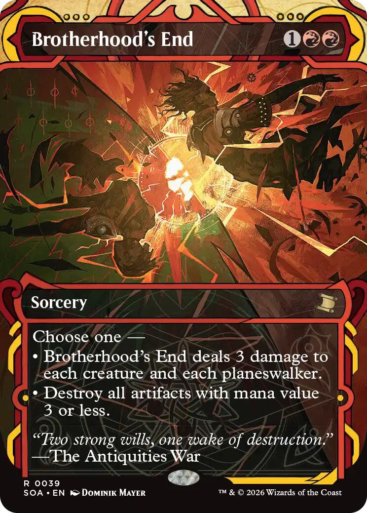 Brotherhood's End [Secrets of Strixhaven: Mystical Archive] | I Want That Stuff Brandon