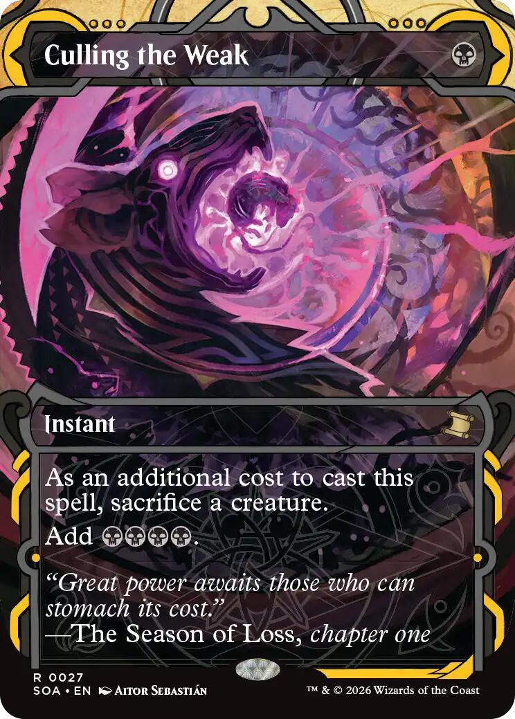 Culling the Weak [Secrets of Strixhaven: Mystical Archive] | I Want That Stuff Brandon