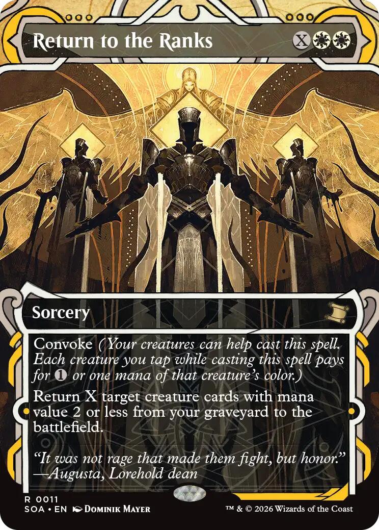 Return to the Ranks [Secrets of Strixhaven: Mystical Archive] | I Want That Stuff Brandon
