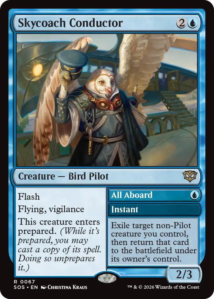 Skycoach Conductor [Secrets of Strixhaven] | I Want That Stuff Brandon