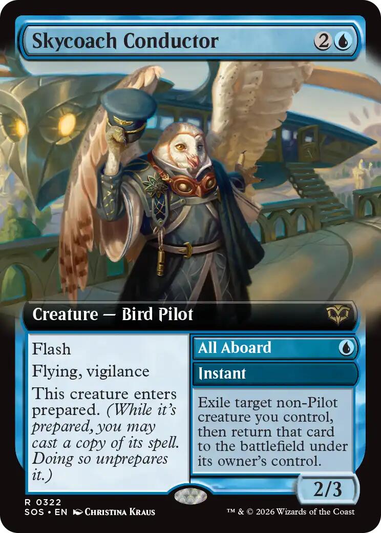 Skycoach Conductor (Extended Art) [Secrets of Strixhaven] | I Want That Stuff Brandon