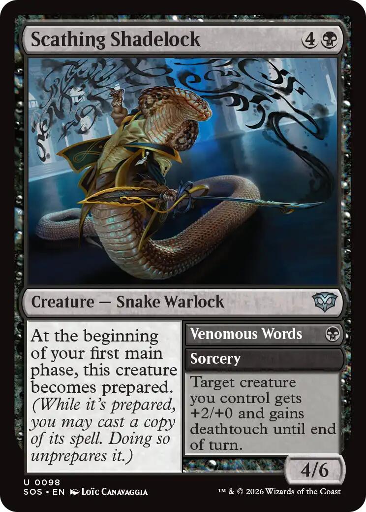 Scathing Shadelock [Secrets of Strixhaven] | I Want That Stuff Brandon
