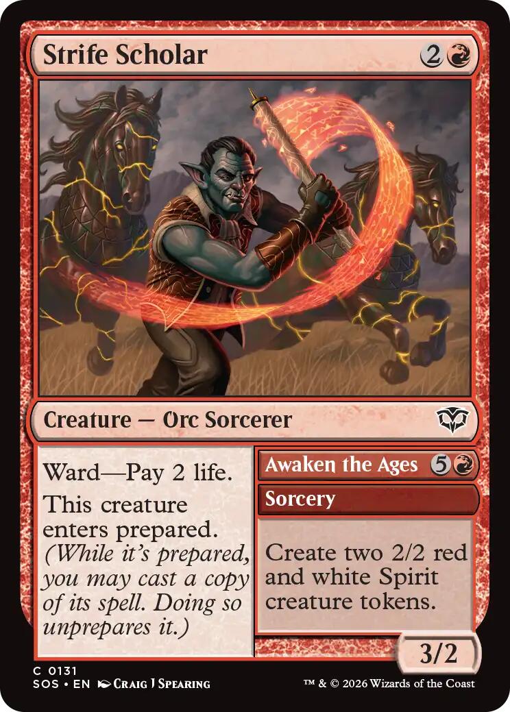 Strife Scholar [Secrets of Strixhaven] | I Want That Stuff Brandon