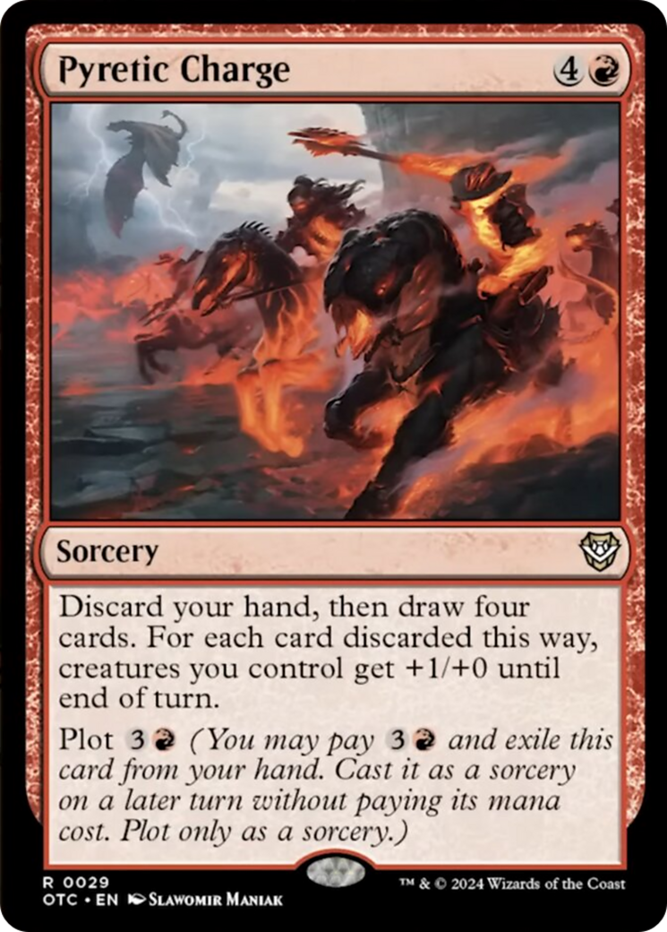 Pyretic Charge [Outlaws of Thunder Junction Commander] | I Want That Stuff Brandon