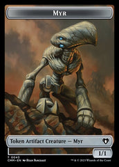 Eldrazi Spawn // Myr Double-Sided Token [Commander Masters Tokens] | I Want That Stuff Brandon
