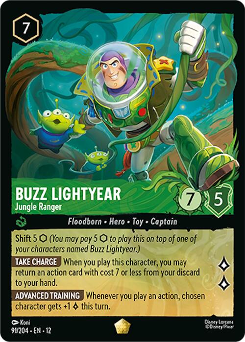 Buzz Lightyear - Jungle Ranger (91/204) [Wilds Unknown] | I Want That Stuff Brandon