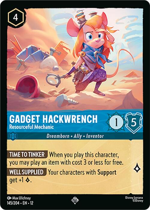 Gadget Hackwrench - Resourceful Mechanic (145/204) [Wilds Unknown] | I Want That Stuff Brandon