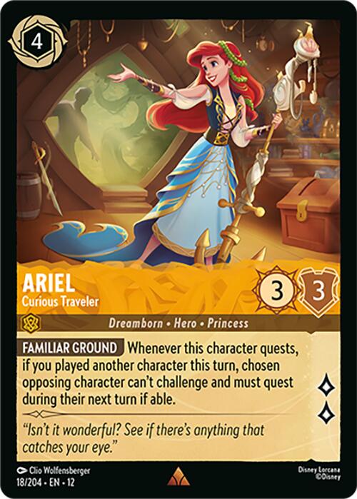 Ariel - Curious Traveler (18/204) [Wilds Unknown] | I Want That Stuff Brandon