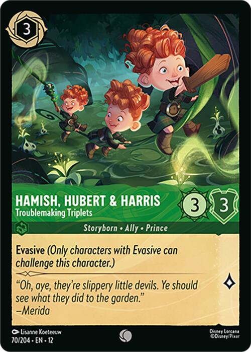 Hamish, Hubert & Harris - Troublemaking Triplets (70/204) [Wilds Unknown] | I Want That Stuff Brandon