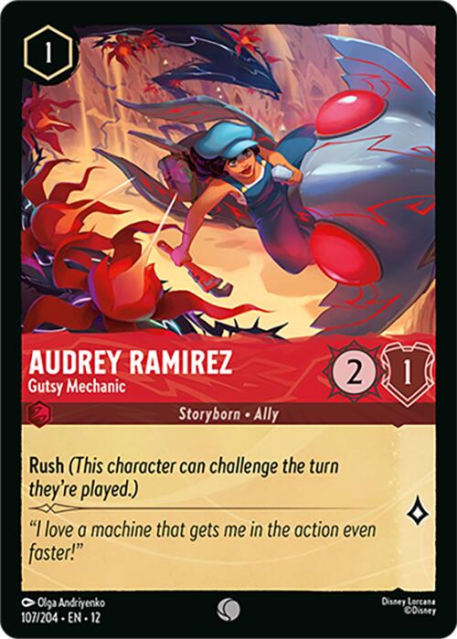 Audrey Ramirez - Gutsy Mechanic (107/204) [Wilds Unknown] | I Want That Stuff Brandon