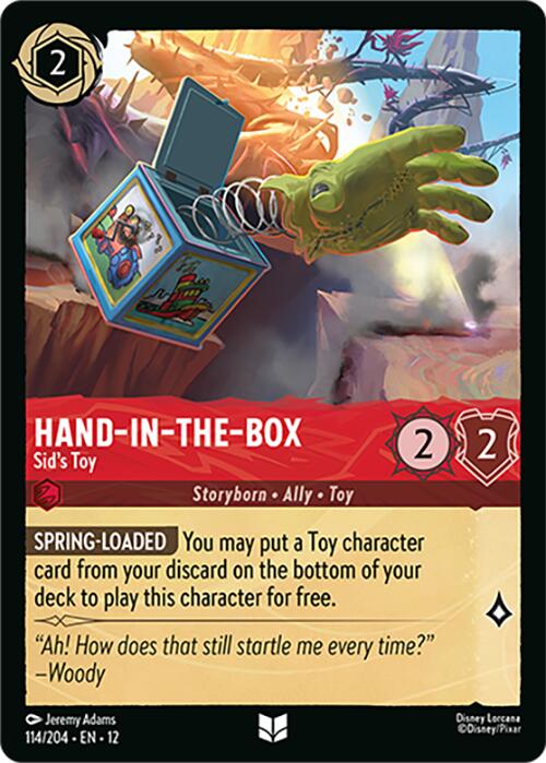 Hand-in-the-Box - Sid's Toy (114/204) [Wilds Unknown] | I Want That Stuff Brandon