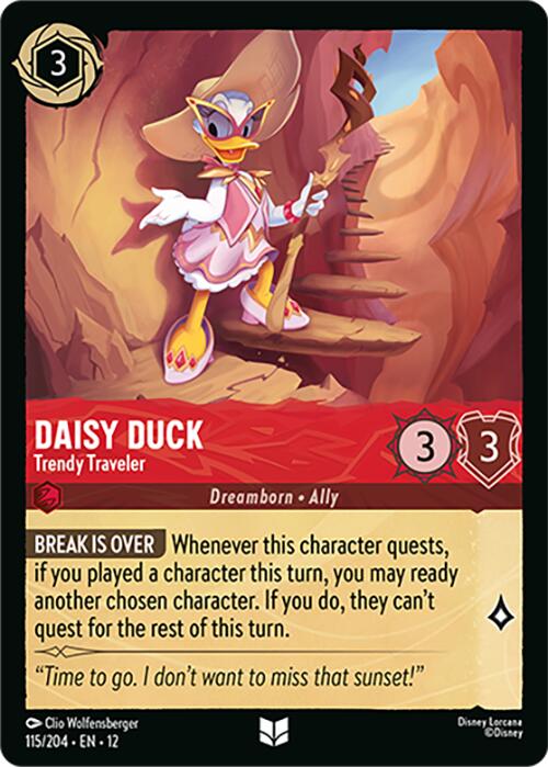 Daisy Duck - Trendy Traveler (115/204) [Wilds Unknown] | I Want That Stuff Brandon