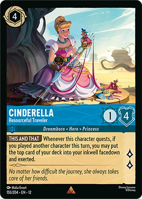 Cinderella - Resourceful Traveler (155/204) [Wilds Unknown] | I Want That Stuff Brandon