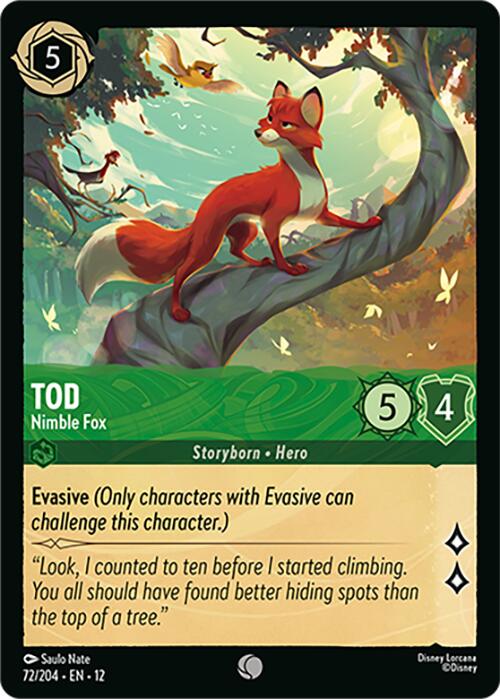 Tod - Nimble Fox (72/204) [Wilds Unknown] | I Want That Stuff Brandon