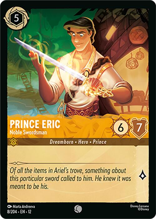 Prince Eric - Noble Swordsman (8/204) [Wilds Unknown] | I Want That Stuff Brandon
