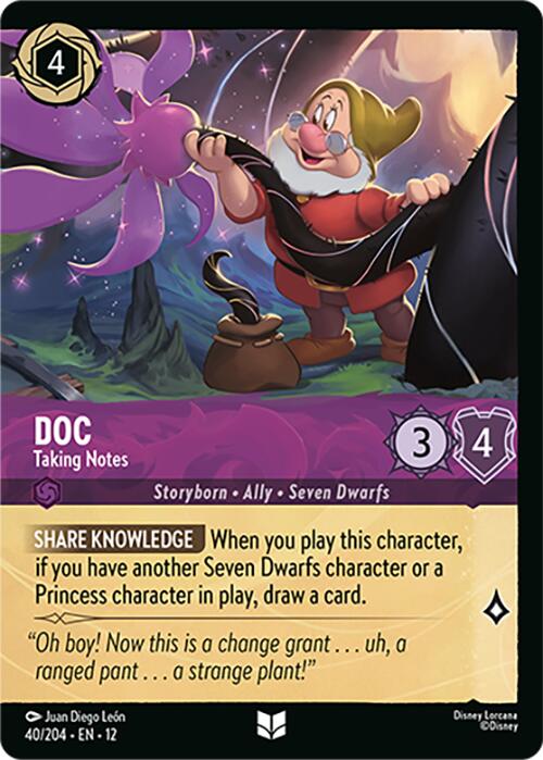 Doc - Taking Notes (Foil) (40/204) [Wilds Unknown] | I Want That Stuff Brandon
