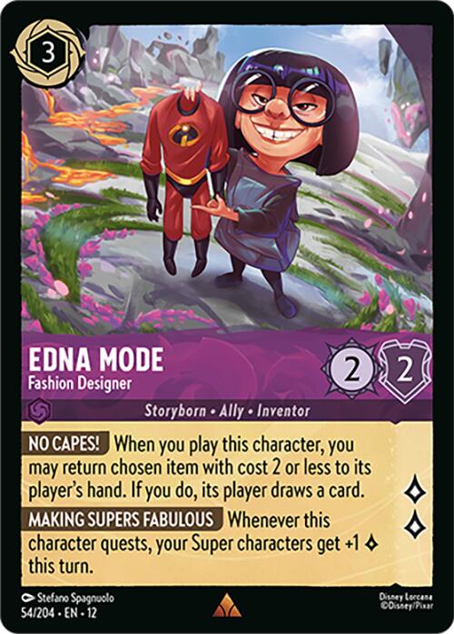 Edna Mode - Fashion Designer (54/204) [Wilds Unknown] | I Want That Stuff Brandon