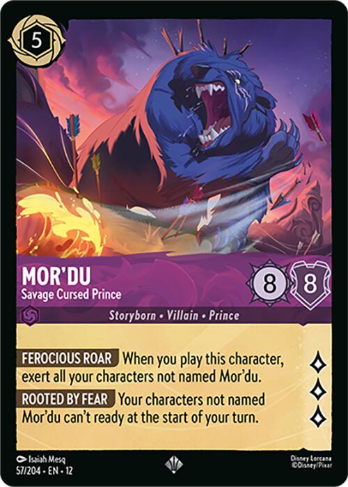 Mor'du - Savage Cursed Prince (57/204) [Wilds Unknown] | I Want That Stuff Brandon
