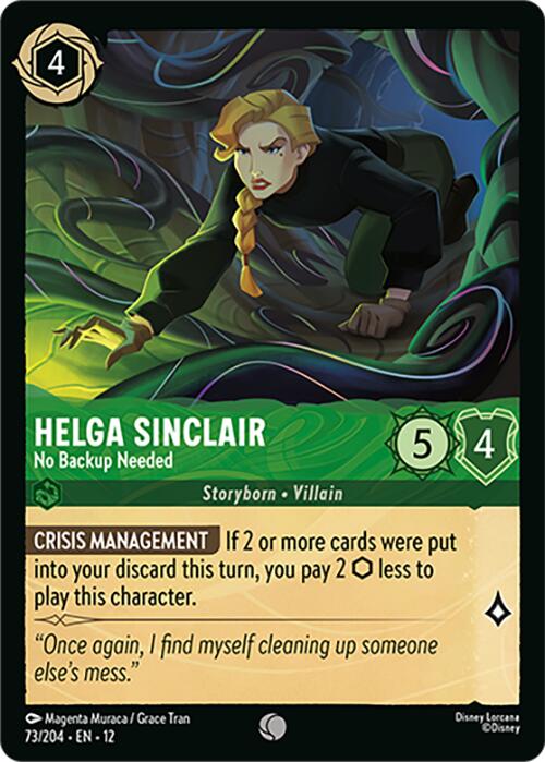 Helga Sinclair - No Backup Needed (73/204) [Wilds Unknown] | I Want That Stuff Brandon