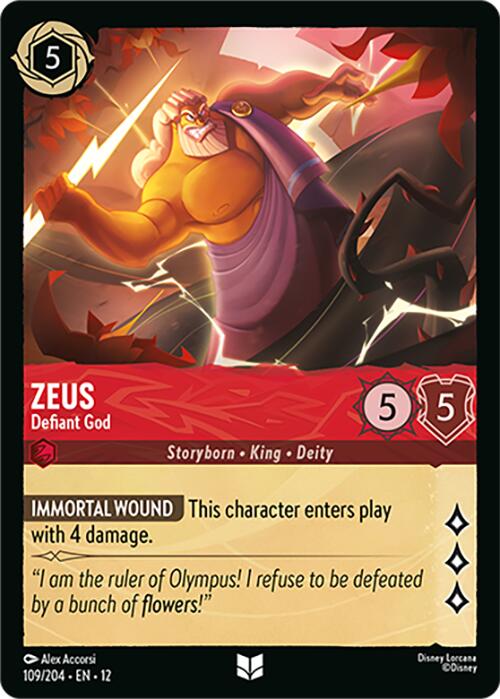 Zeus - Defiant God (109/204) [Wilds Unknown] | I Want That Stuff Brandon